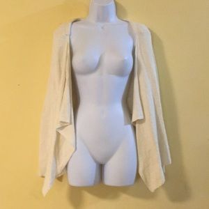 {Anthro} "Moth" Draped Open Cardigan